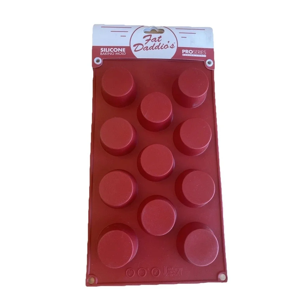 Fat Daddio's Muffin Pan Silicone Mold for Baking & Soap Making 2.01